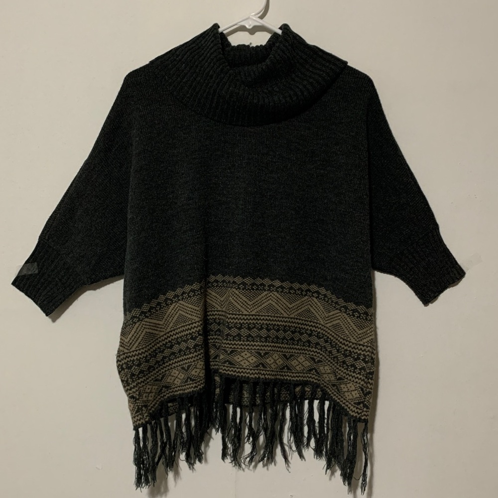 Fresh Fringed Cowl Neck Sweater